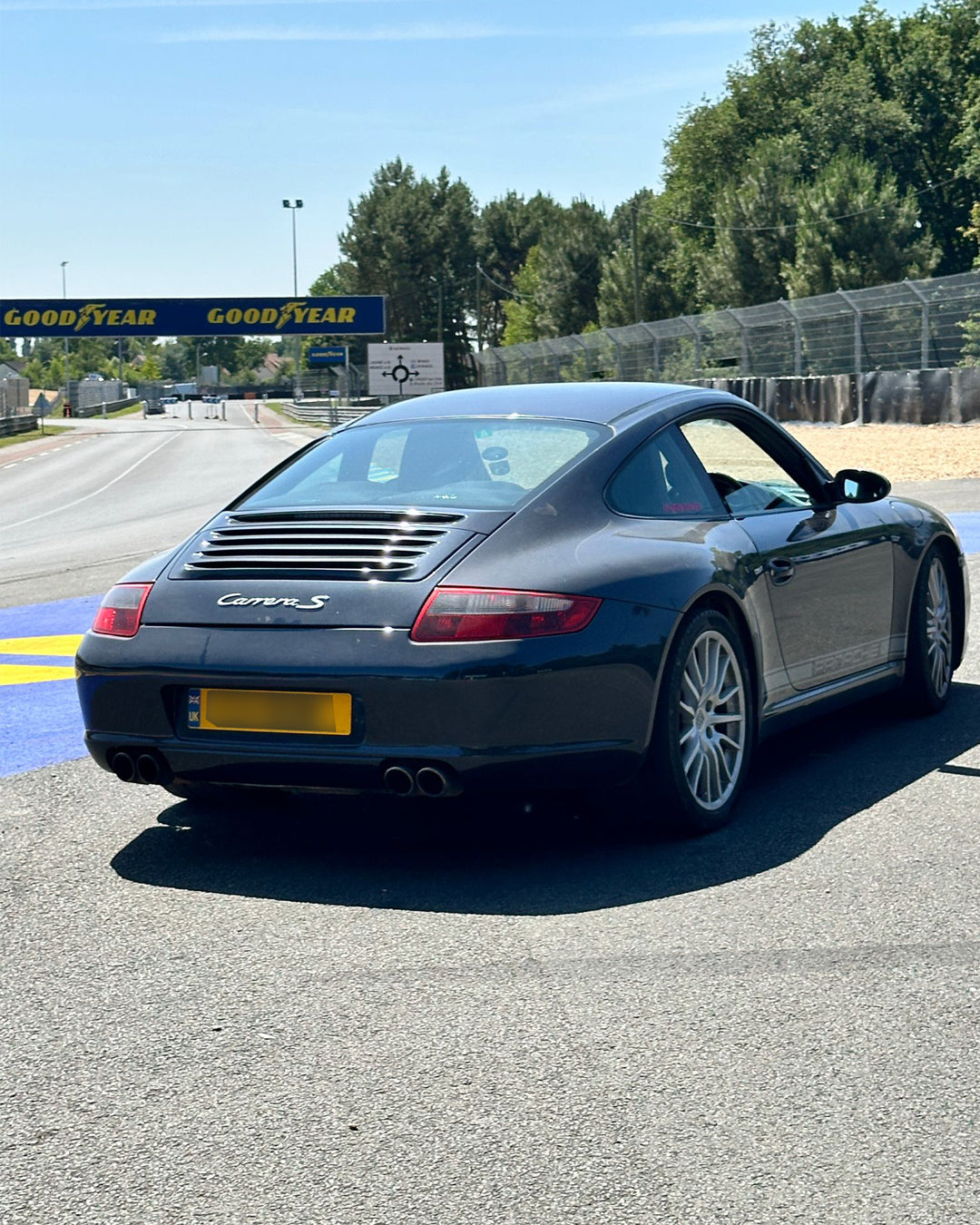 speedcase at le mans in a Porsche 997