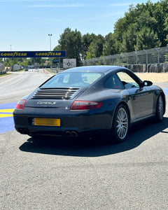 speedcase at le mans in a Porsche 997
